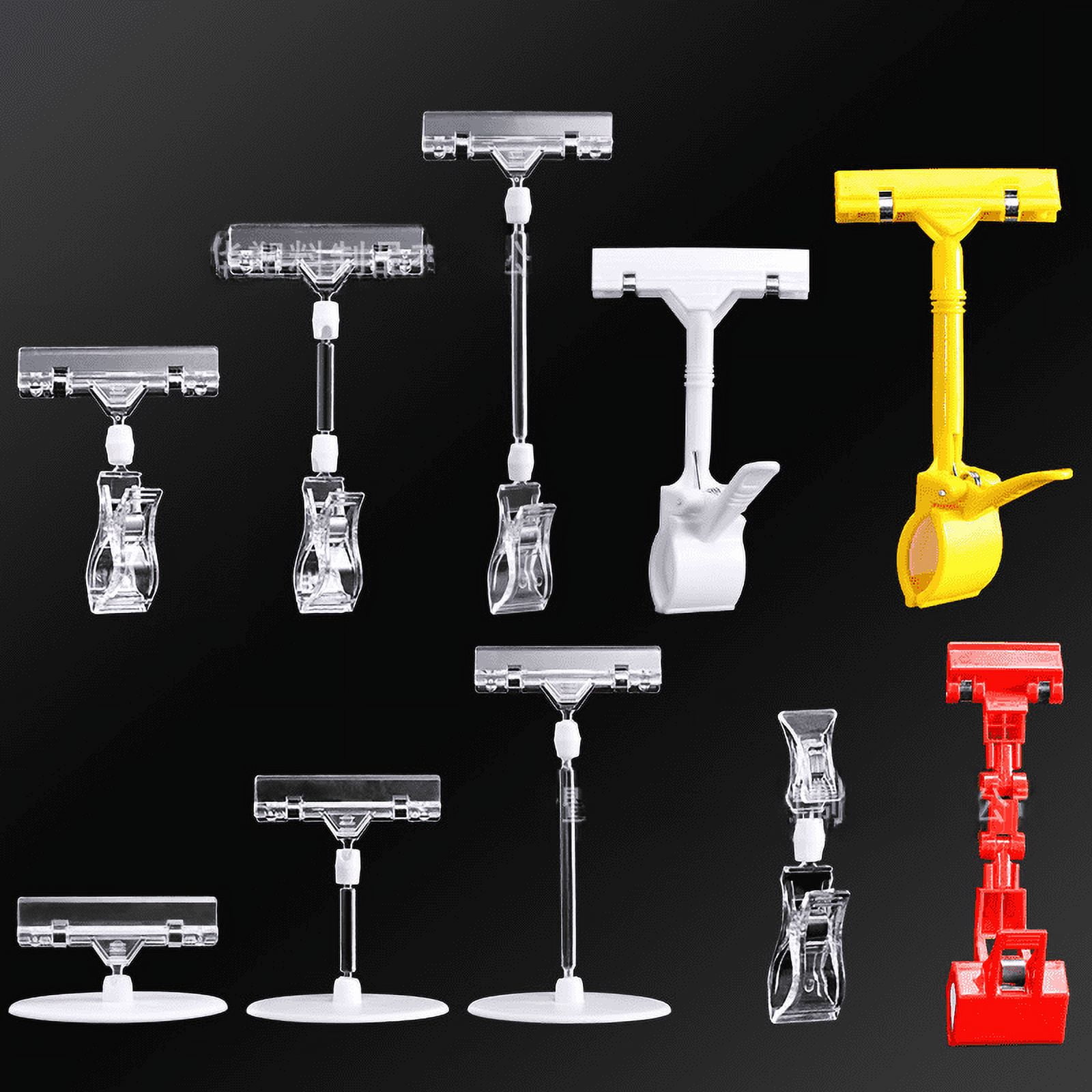 Price Clips Clip de plástico para publicidad, clip mecánico de plástico para pulgar ...