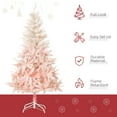 thumbnail image 4 of HOMCOM 7ft Artificial Christmas Tree Home Decoration Automatic Open, Pink, 4 of 10