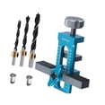 thumbnail image 4 of Herramienta de posicionamiento de la puerta del gabinete Hardware, fácil de transportar, versátil compacto eficiente resistente para el vestuario de Plantilla con accesorios, 4 of 8