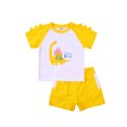 thumbnail image 2 of Kmbangi Baby Boys Clothes Set Dinosaur Print T-shirt+Solid Color Shorts, 2 of 8