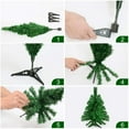 thumbnail image 5 of Wideskall 2 Feet Tabletop Artificial Mini Green Christmas Pine Tree with 30 Multi-Color LED Lights & Ornaments, 5 of 9