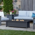 thumbnail image 2 of Real Flame Ortun 50" Rectangle Steel Propane Fire Pit Table in Gray, 2 of 8
