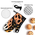 thumbnail image 4 of ZICANCN Oven Mitts and Pot Holders Sets, Orange Fashion Leopard Print Baking Sets Kitchen Heat Resistant 4 Pieces, 4 of 8