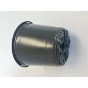 Landmark 4 x 3.5 Round Black Plastic Plant Pot - 100 Count
