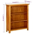 thumbnail image 4 of Topcobe 3-layer Wood Cabinets Display Shelf for Study Room, Easilt Assembled, Brown, 4 of 6