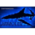 thumbnail image 3 of Craftnamesign Custom Great Shark Metal Wall Art Led Light, Custom Shark Name Sign, Shark Wall Decor, 3 of 5