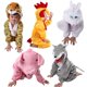 thumbnail image 2 of Disfraces de actuación de animales para niños, ropa de dibujos animados para guardería, pollo, lobo feroz, dinosaurio, tigre, disfraces de actuación, 2 of 3