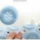 thumbnail image 3 of Round massage bath mat Non-slip bath mat Machine washable bath mat Bath mat with drainage holes and suction cups, 55x55cm, 3 of 4