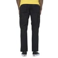 thumbnail image 3 of Men's Classic Stretch Cotton Blend Work Trousers Multi Pocket Cargo Pants (Black, 30), 3 of 3