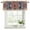Beige Orange, variant on Bohemian Curtain Valances for Windows, Kitchen Valance Window Treatments Panel 2 Pack, Blue Retro Boho Ethnic Farmhouse Colorful Rod Pocket Short Curtains for Bathroom Bedroom 42 x 12 Inch