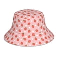thumbnail image 1 of Fotbe Strawberry Sombrero Tipo Pescador con Estampado – Sombrero de Sol de Algodón de Moda para Playa, Golf, Pesca, 1 of 6