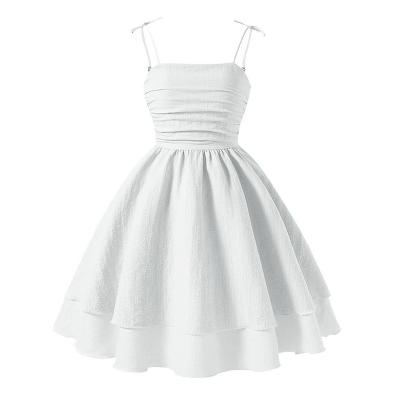 Nmnitkp Girl Dresses Fashionable Dresses for Girls Fashionable Summer  Floral Sundress Cold Shoulder Casual Holiday Dresses White,11-12Years -  Walmart.com
