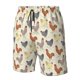 thumbnail image 4 of Balery Funny Chicken Traje de Baño Estilo Hawaiano para Hombre, Shorts de Secado Rápido con Bolsillos-XX-Large, 4 of 6