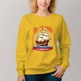 thumbnail image 2 of Women's  Crew Neck Pullover Cozy Clothes Autumn Winter-COLUMBUS DAY, 2 of 16