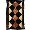 thumbnail image 1 of Natural Geo Sheepskin Area Rug Brown/Beige - 4 x 6', 1 of 3