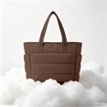 thumbnail image 5 of 16.1 inch Quilted Puffer Tote Bag Lightweight Work Bag with Compartments for Women Travel School, 5 of 5