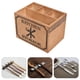 thumbnail image 5 of Caja de utensilios de mesa, servilletero de madera multiusos, caja de almacenamiento para sala de estar, 5 of 9