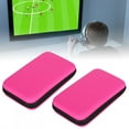 thumbnail image 4 of Storage Bag Hard Game Consoles Storage Bag EVA Material Double-Layer Nylon Compartments Office for Home Pink, 4 of 7