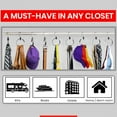 thumbnail image 3 of Organizador de colgador de armario Rolly Hanger multiusos, paquete de 2, 3 of 9