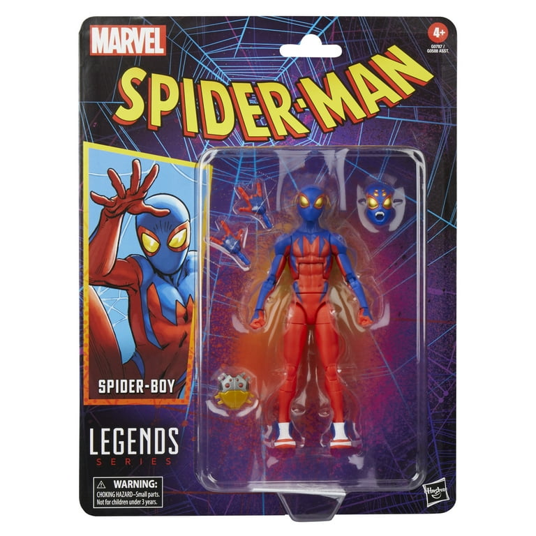 Marvel Legends Series Spider-Boy, Retro Comics Action Figure