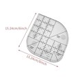 thumbnail image 3 of HaoXun Curved Corner Cutter Ruler - Non-Slip Acrylic Sewing Template for Patchwork Quilting, 15x15cm Transparent Plastic Ruler with Video Tutorial & Step-by-Step Guide, 3 of 8