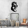 thumbnail image 4 of Craftnamesign Custom Rooster Glasses Metal Wall Art LED Light, Custom Rooster Name Sign Home Decor, 4 of 5