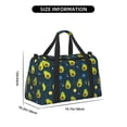 thumbnail image 3 of Fuzoiu Avocado in Space Print Travel Duffle Bag,Carry On Tote Bags,Duffel Bag,Sport Gym Bag, Hospital Bag for Labor and Delivery, Overnight Bag,Luggage Bag, 3 of 7