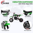 thumbnail image 4 of QEASET 39CC Dirt Bike, Gas Powered Mini Bike, Green, 4 of 10