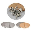 thumbnail image 3 of WINDLAND 5Pcs Magnetic Metal Pin Brooch Converter Harm Free Clothing Magnet Buckle Mini Brooch Converter for Scarf Clasp Name Label, 3 of 15