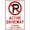 Warning Sign 3, variant on Driveway Warning Sign No Parking Across Driveway - 8"x12" Retro Aluminum Metal Sign, Vintage Driveway Access Decor for Home Residential Area Outdoor