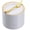 Gold, variant on ANHXN Square disposable dessert plates paired with matching forks feature gold glitter detailing and are suitable for parties and weddings.