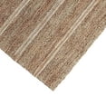 thumbnail image 3 of Ryan 8 x 10 Area Rug, Handwoven Stripes, Brown Cotton and Jute Fabric, 3 of 5