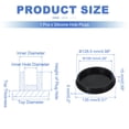 thumbnail image 2 of Tapón de Silicona en Forma de T Uxcell, Diámetro 125 mm/4.92 Pulgadas, Tapón de Silicona Impermeable Reutilizable para Sellar Agujeros Redondos en Equipos de Tuberías, Negro, 2 of 7