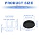 thumbnail image 2 of Tapón de Silicona en Forma de T Uxcell, Diámetro 125 mm/4.92 Pulgadas, Tapón de Silicona Impermeable Reutilizable para Sellar Agujeros Redondos en Equipos de Tuberías, Negro, 2 of 7