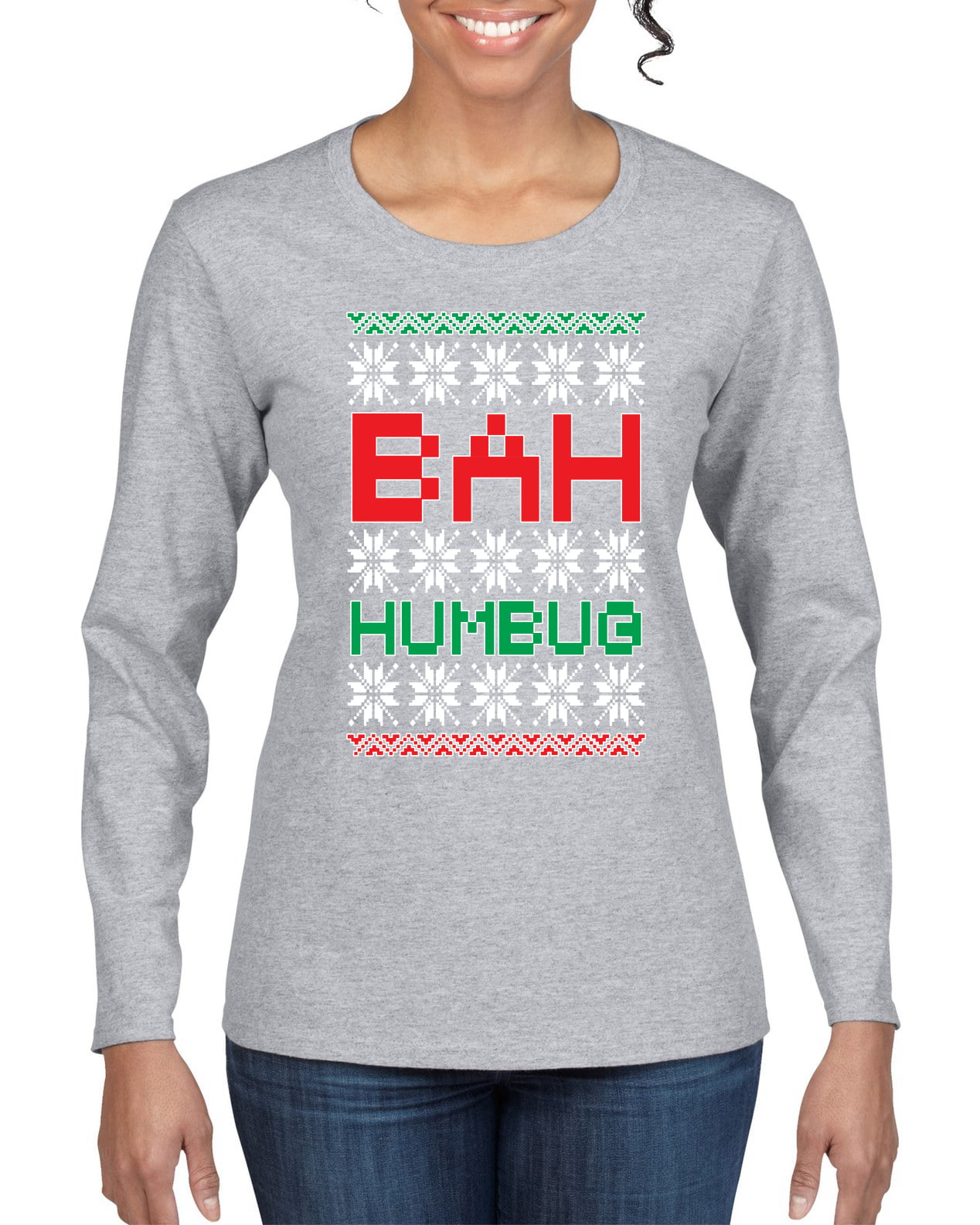 Grinch Christmas Hoodie Movie Humbug Birthday Xmas Jumper Sweatshirt Gift Top