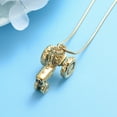 thumbnail image 2 of Stainless Steel Tractor Funeral Cremation Urn Pendant Necklace for Cremation Ashes Urn Lockets Necklace  for Ashes of Loved One Memorial Jewelry, 2 of 5