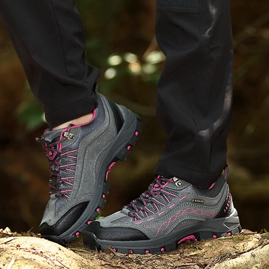 Women's Hiking Shoes Breathable Anti Slip Outdoor Ankle Boots Trekking Sneakers