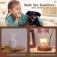 thumbnail image 2 of Funistree Candle Warmer Lamp with Timer, Dimmable Flower Wax Warmer Blue & Pink, Jar Candle Melter for Women Girl Daughter, Birthday House Warming Decor Gift, 2 of 7