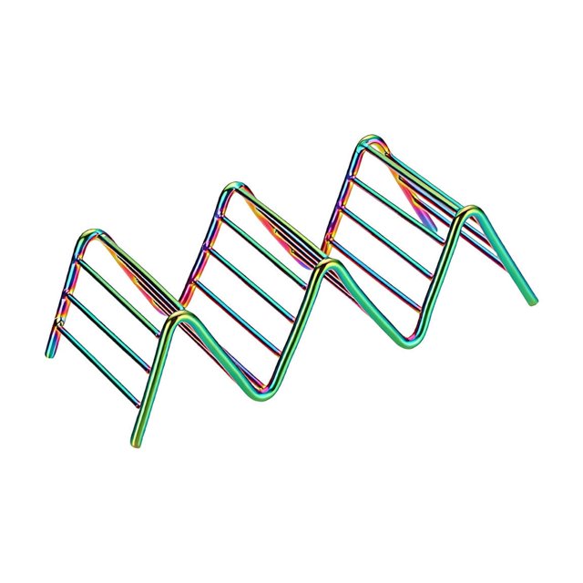 Kyusrd Stainless Steel Wavy Taco Stand Taco Stand Taco Stand