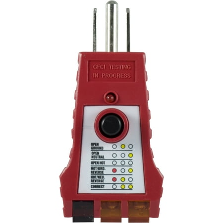 Power Gear GFCI Receptacle Tester – 50957
