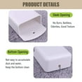 thumbnail image 4 of Soporte de pared para mando a distancia, soportes remotos universales autoadhesivos, controlador multimedia (blanco), 4 of 7