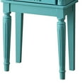 thumbnail image 2 of Wood Jewelry Armoire With 5 Drawers in Light Blue, 2 of 6