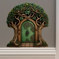 Beautiful Tree Fairy Door - Fairy Door 3D Wall Sticker