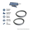 thumbnail image 2 of Replacement Part For Bissell Steam Cleaner Flat Pump Belt, Fits Model 1699 and all Pro-Heat Series, Part Number 2150628, 2 belt in pack, 2 of 3