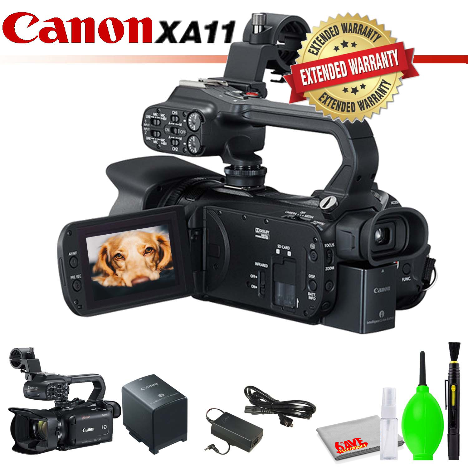 Canon XA11 Compact Full HD Camcorder with HDMI and Composite Output