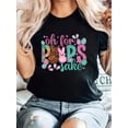 thumbnail image 1 of Easter Bunny Print T-Shirt, Casual Crew Neck Short Sleeve Comfort Tee Top For Spring & Summer, Women's Clothing Tee For Adult, Men, Women, Teen, Teenager, Adolescent, Youth, 1 of 6