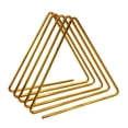 thumbnail image 2 of Triangular Desktop Book Rack Metal Wire Bookshelf Holder Golden Golden Sunnimix Rack de libros de triángulo, 2 of 8