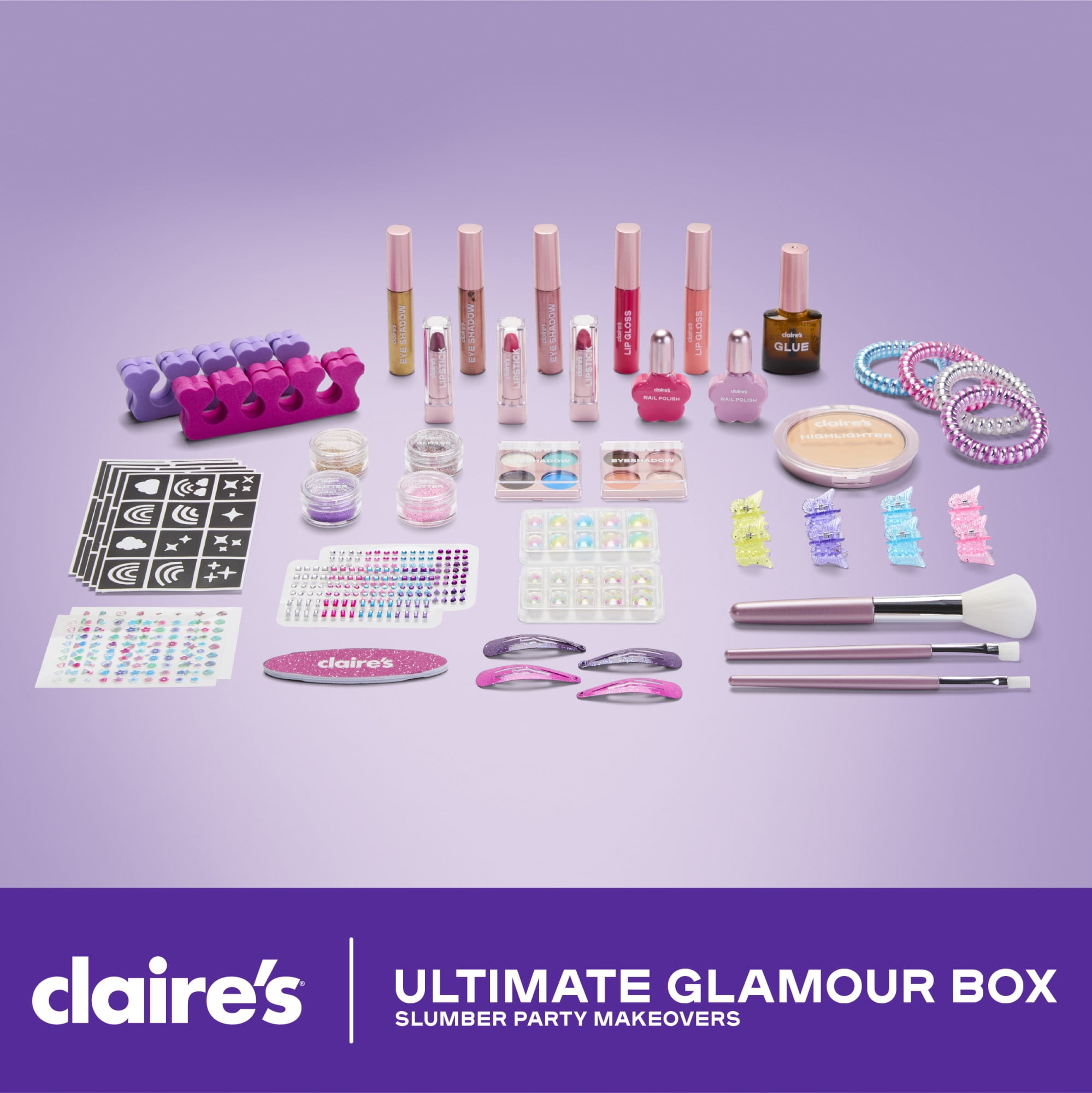 Claire's® Ultimate Glamour Box Slumber Party Makeover Set, Kids