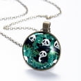 thumbnail image 4 of Panda Necklace Personalized Custom Photo Round Pendant Adjustable Stainless Steel Necklaces with Gift Box for Men Women Mothers Valentine's Jewelry Gift, 4 of 6