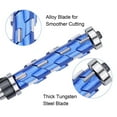 thumbnail image 4 of Trim Router Bit, Easy Installation 1/2x19x45mm Round Shank Spiral Flush Router Bit High Strength Cemented Carbide Tungsten Steel  For Woodworking, 4 of 8